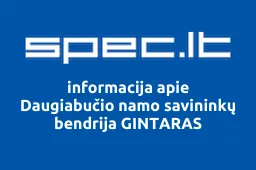 Daugiabučio namo savininkų bendrija GINTARAS | spec.lt