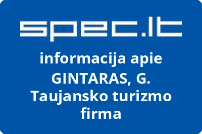 G. Taujansko turizmo firma Gintaras