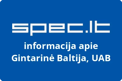 GINTARINĖ BALTIJA, UAB