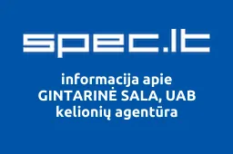 GINTARINĖ SALA, UAB kelionių agentūra | spec.lt