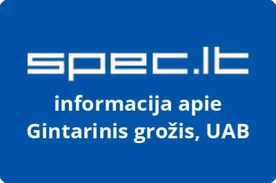 Gintarinis grožis, UAB