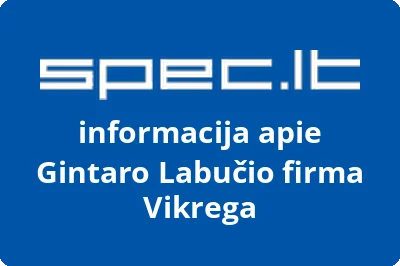 Gintaro Labučio firma Vikrega | spec.lt