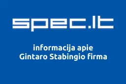Gintaro Stabingio firma | spec.lt