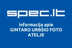 GINTARO URBŠIO FOTO ATELJE | spec.lt