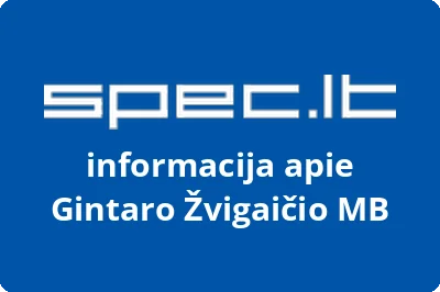 Gintaro Žvigaičio, MB | spec.lt