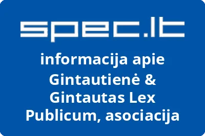 Gintautienė & Gintautas Lex Publicum, asociacija