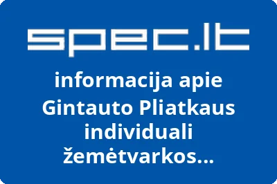 Gintauto Pliatkaus individuali žemėtvarkos projektavimo įmonė