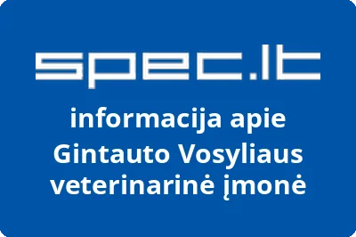 Gintauto Vosyliaus veterinarinė įmonė