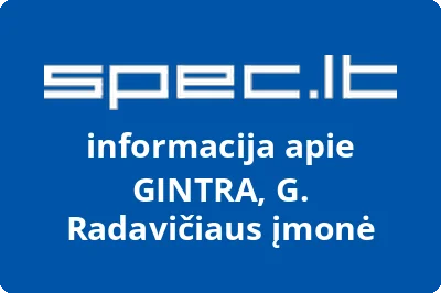 GINTRA, G. Radavičiaus įmonė