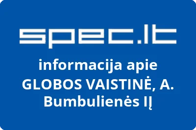 A. Bumbulienės individuali įmonė GLOBOS VAISTINĖ