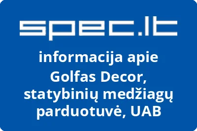 GOLFAS DECOR, UAB