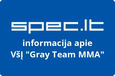 Gray Team MMA, VŠĮ | spec.lt
