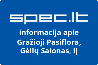 Gražioji Pasiflora, Gėlių Salonas, IĮ