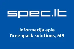 Greenpack solutions, MB