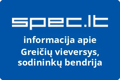 Greičių vieversys, sodininkų bendrija