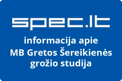 Gretos Šereikienės grožio studija, MB | spec.lt