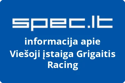 Grigaitis Racing, VŠĮ | spec.lt