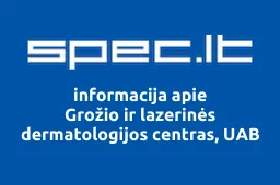 Grožio ir lazerinės dermatologijos centras, UAB iliustracija