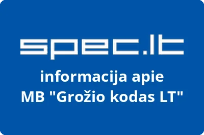Grožio kodas LT, MB | spec.lt