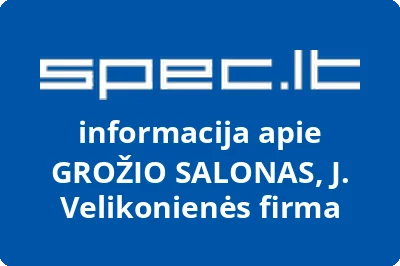 J. Velikonienės firma Julijos salonas