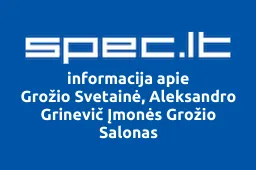 Grožio Svetainė, Aleksandro Grinevič Įmonės Grožio Salonas | spec.lt