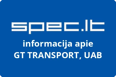 GT TRANSPORT, UAB | spec.lt