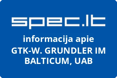 GTKW. GRUNDLER IM BALTICUM, UAB