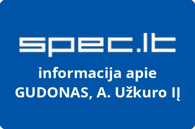 GUDONAS, A. Užkuro, IĮ