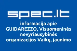 GUIDAREZZO, Visuomeninės nevyriausybinės organizacijos Vaikų, jaunimo ir suaugusiųjų kūrybos klubas | spec.lt