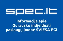 Gurausko individuali paslaugų įmonė ŠVIESA EGI | spec.lt
