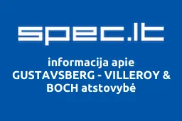 GUSTAVSBERG - VILLEROY & BOCH atstovybė iliustracija