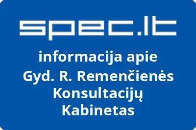 Gyd. R. Remenčienės Konsultacijų Kabinetas