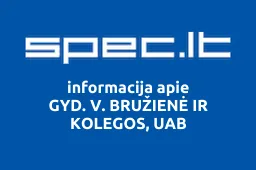 GYD. V. BRUŽIENĖ IR KOLEGOS, UAB iliustracija