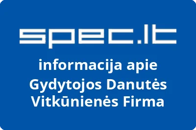 Gydytojos Danutės Vitkūnienės firma