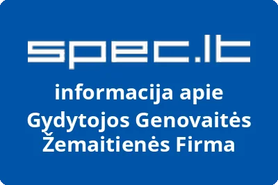 Gydytojos Genovaitės Žemaitienės Firma