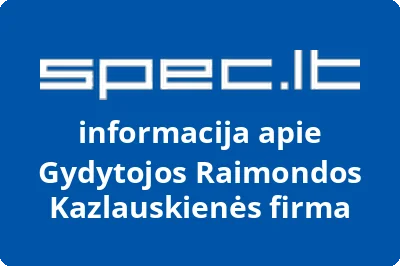 Gydytojos Raimondos Kazlauskienės firma