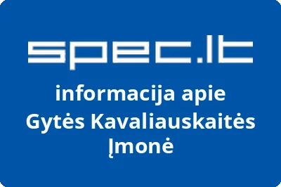 Gytės Kavaliauskaitės Įmonė