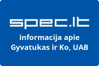 Gyvatukas ir Ko, UAB