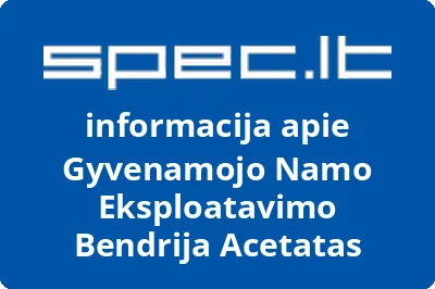 Gyvenamojo namo eksploatavimo bendrija Acetatas