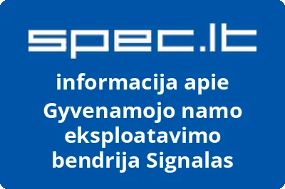 Gyvenamojo namo eksploatavimo bendrija Signalas