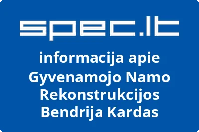 Gyvenamojo Namo Rekonstrukcijos Bendrija Kardas