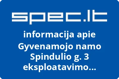 Gyvenamojo namo Spindulio g. 3 eksploatavimo bendrija