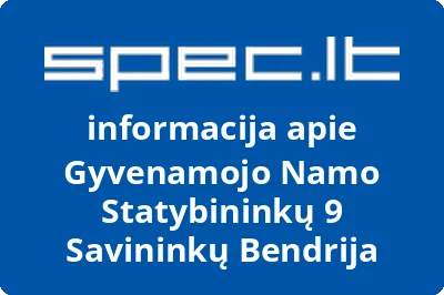 Gyvenamojo namo STATYBININKŲ 9 savininkų bendrija