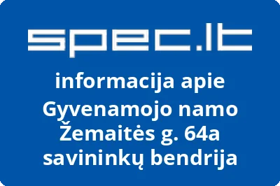 Gyvenamojo namo Žemaitės g. 64a savininkų bendrija