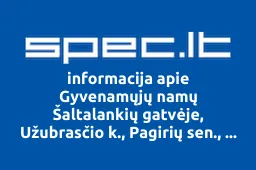 Gyvenamųjų namų Šaltalankių gatvėje, Užubrasčio k., Pagirių sen., Vilniaus r. sav. savininkų bendrija "Šaltalankių namai iliustracija