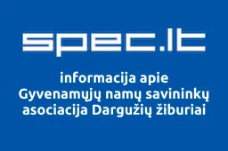 Gyvenamųjų namų savininkų asociacija Dargužių žiburiai iliustracija