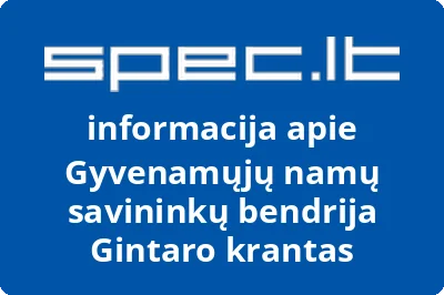 Gyvenamųjų namų savininkų bendrija Gintaro krantas