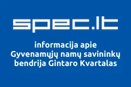Gyvenamųjų namų savininkų bendrija Gintaro Kvartalas | spec.lt