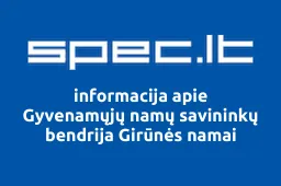 Gyvenamųjų namų savininkų bendrija Girūnės namai | spec.lt