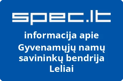 Gyvenamųjų namų savininkų bendrija Leliai